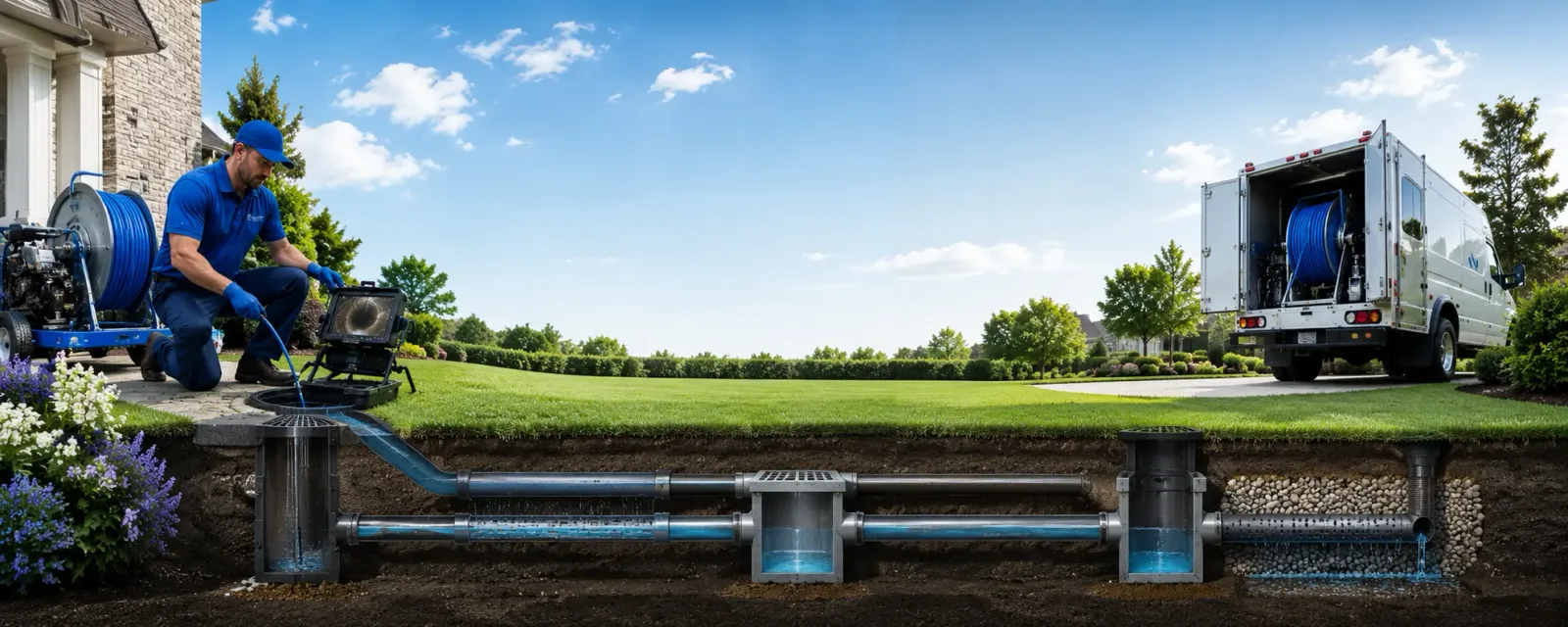 Outdoor drain cleaning information for La Salle, MI
