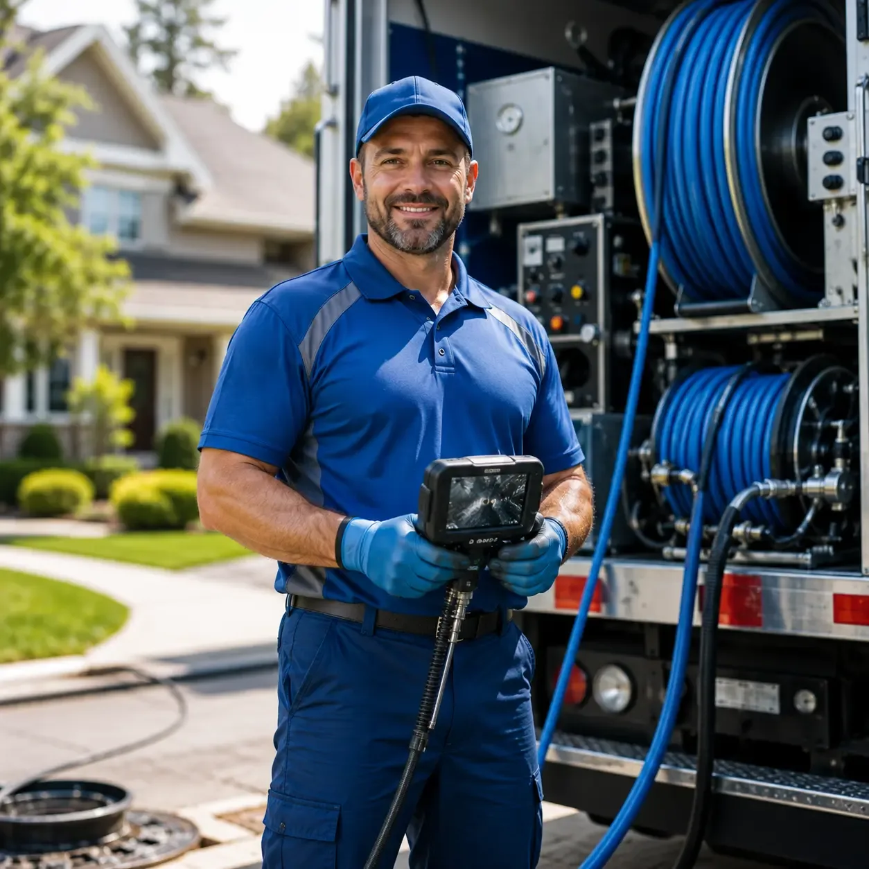 Local outdoor drain cleaning specialists in La Salle, MI